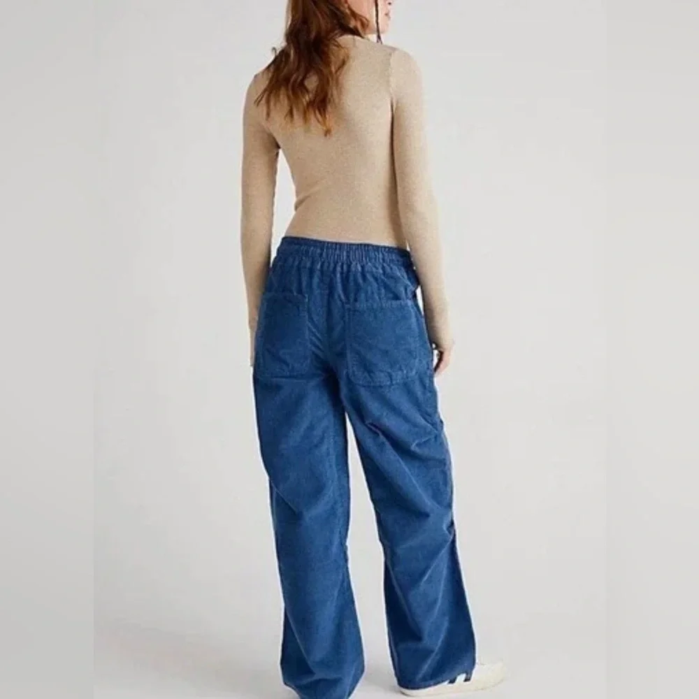 Free People Modern Love Pull-On Cord Jeans